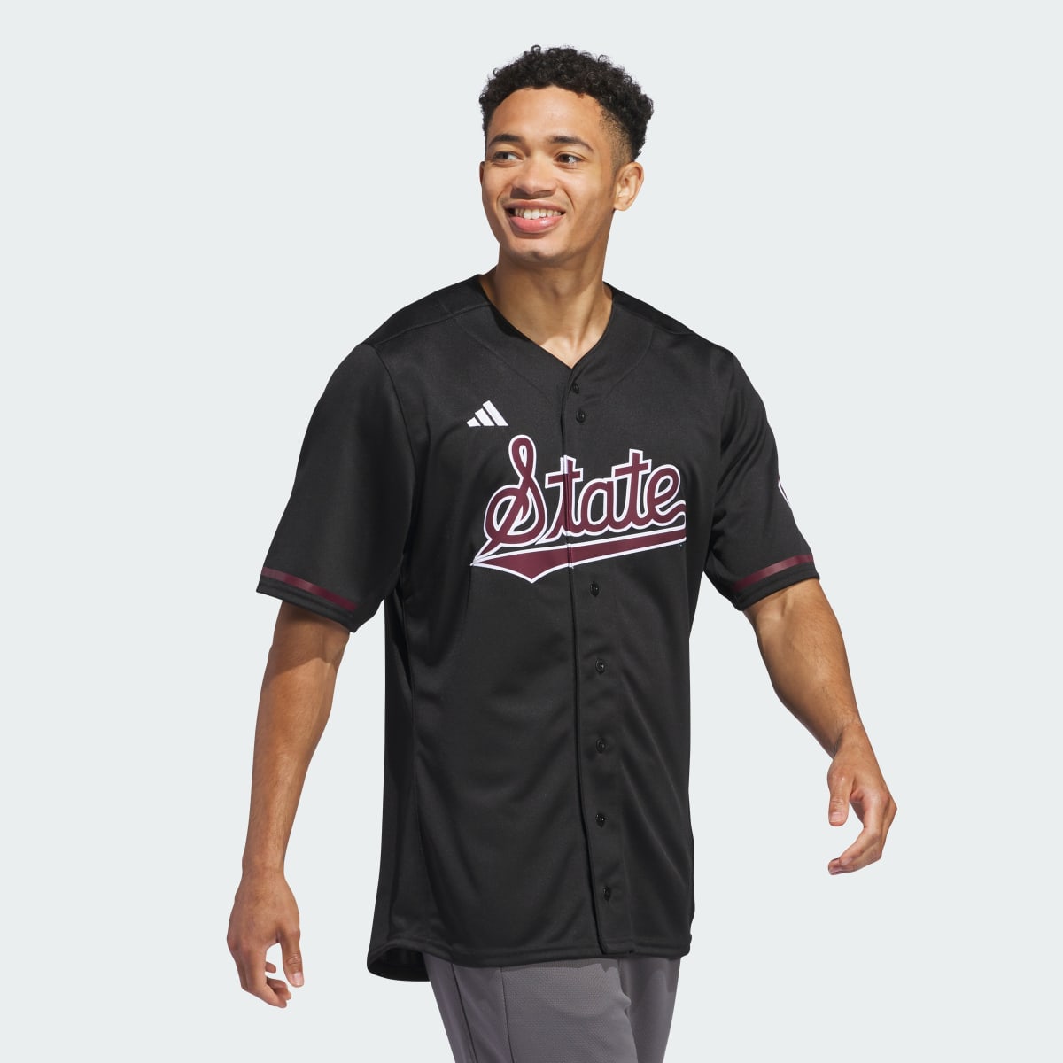 Adidas Mississippi State Baseball Jersey. 4