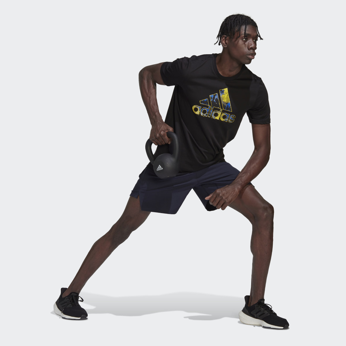 Adidas HIIT Training AEROREADY Graphic Tee. 4