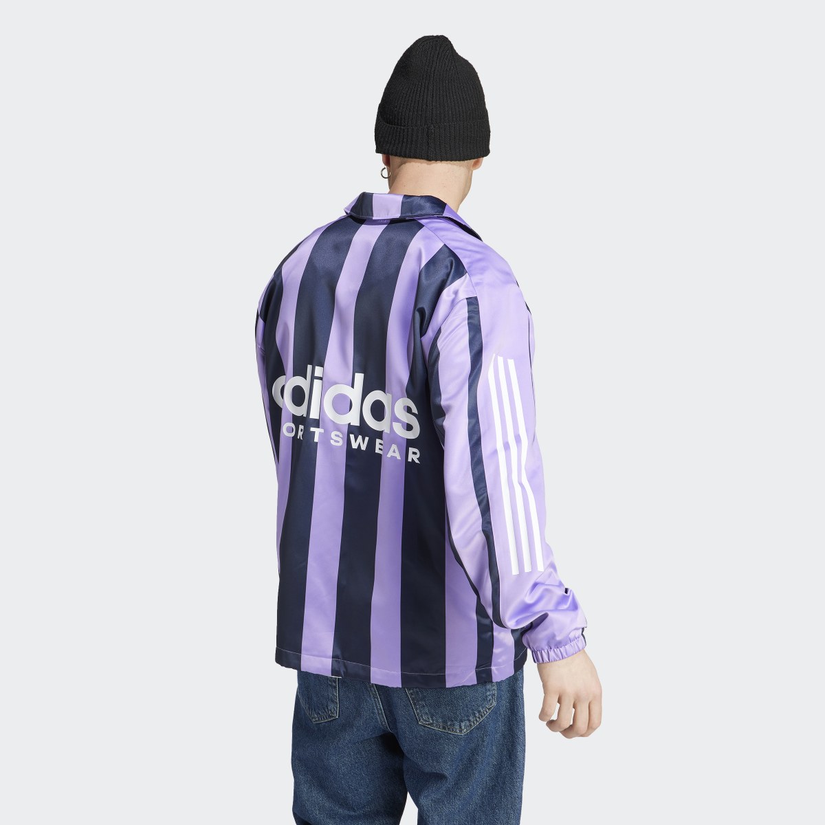 Adidas Satin Coaches Jacket. 4