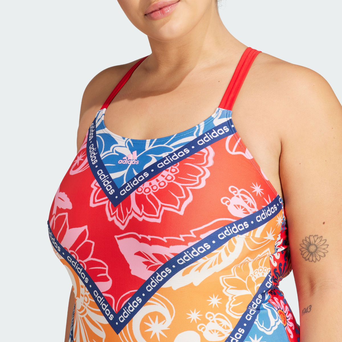 Adidas Costume da bagno adidas x FARM Rio (Curvy). 6