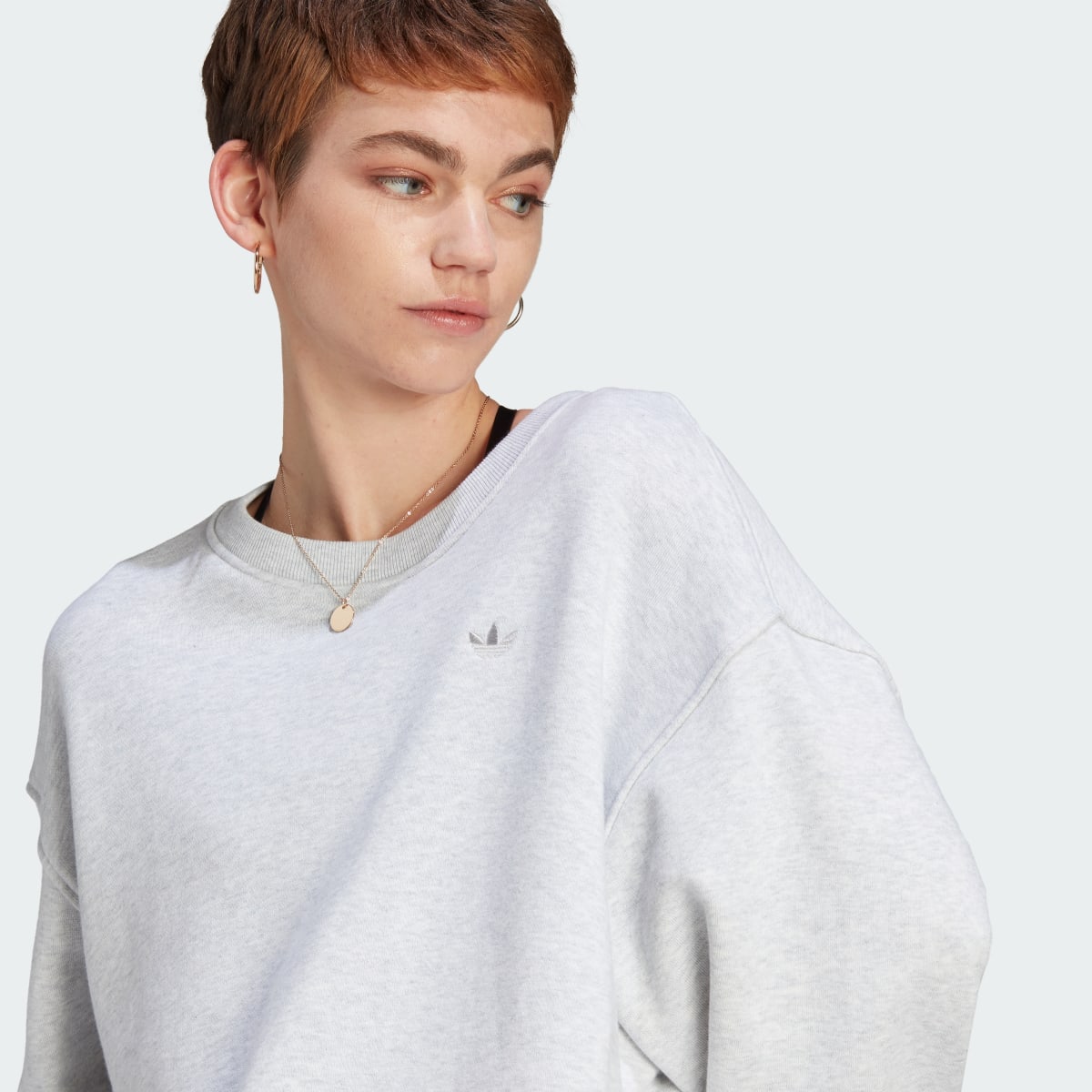 Adidas Premium Essentials Made To Be Remade Oversized Sweatshirt. 6