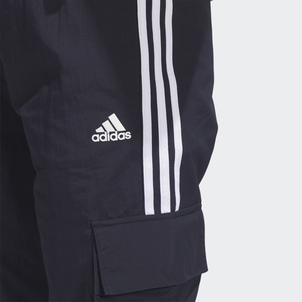 Adidas 3-Stripes Cargo Pants With Chenille Flower Patches. 5