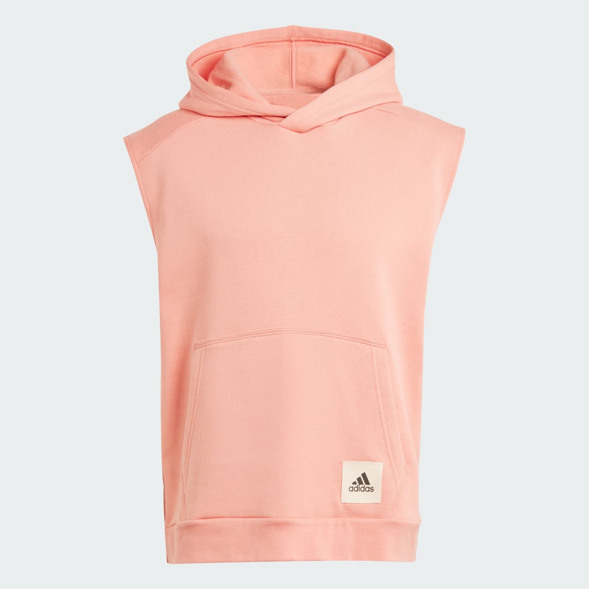 Adidas Lounge Sleeveless Fleece Hoodie. 5