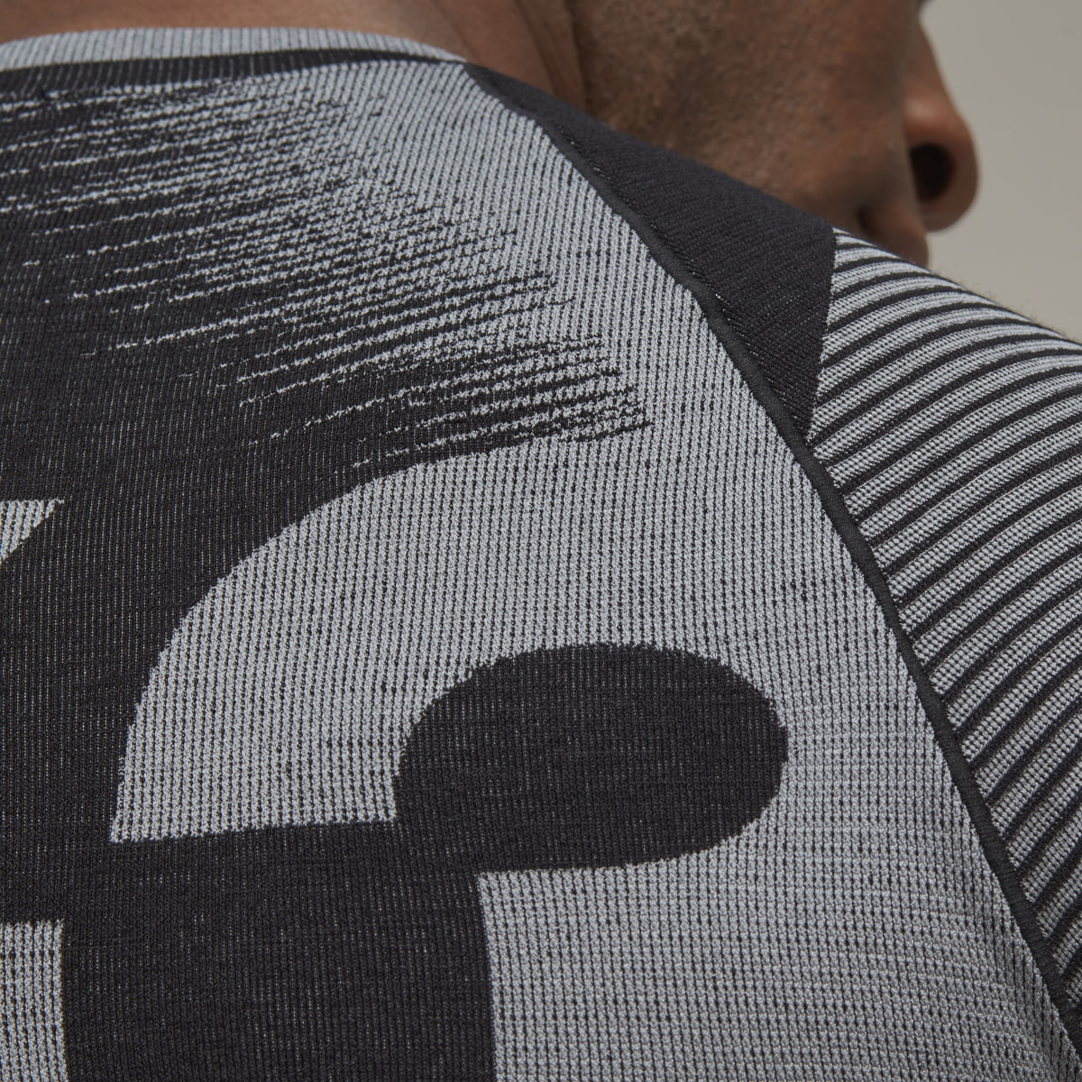 Adidas Y-3 Engineered Knit Long Sleeve Baselayer Tee. 6