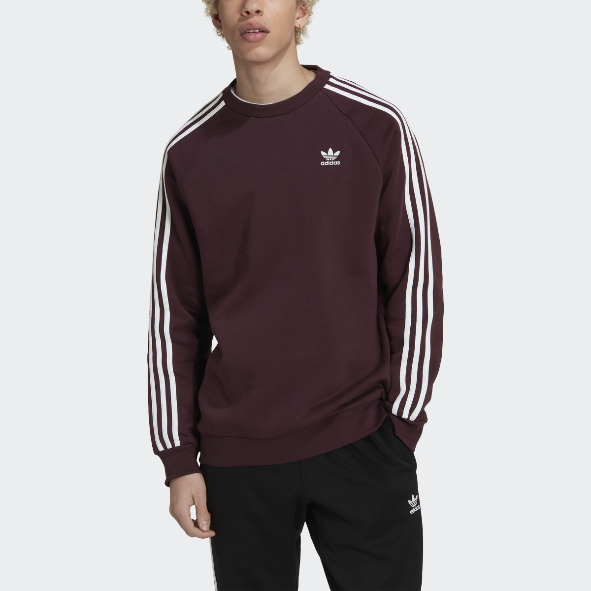 Sudadera cuello redondo sale 3 bandas adidas