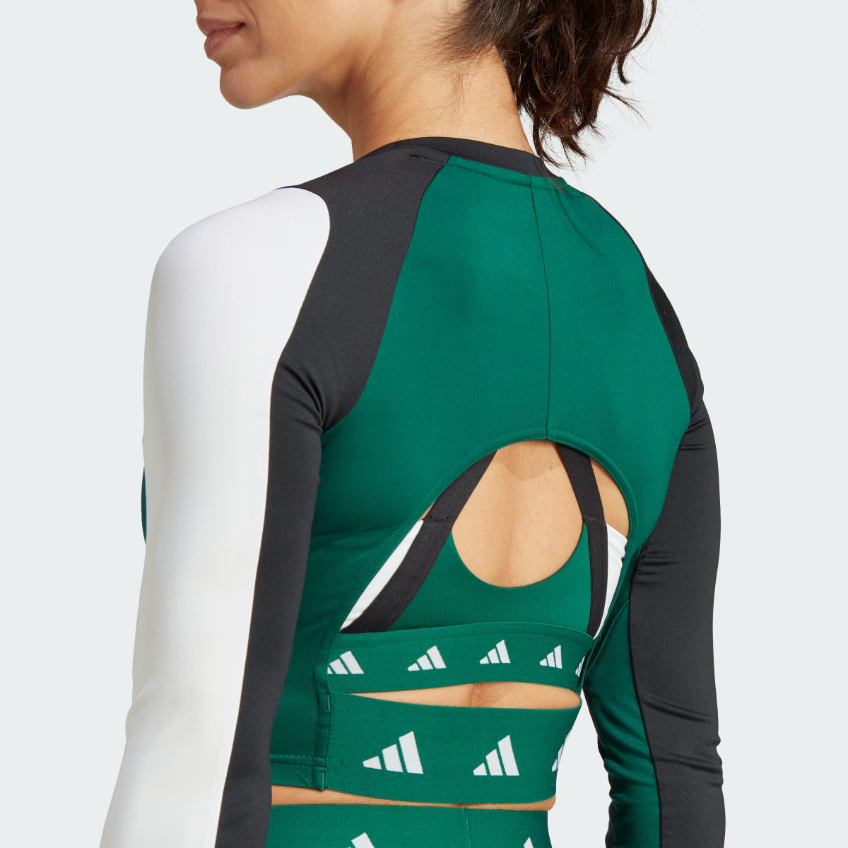 Adidas Koszulka Techfit AEROREADY Colorblock Long Sleeve. 7