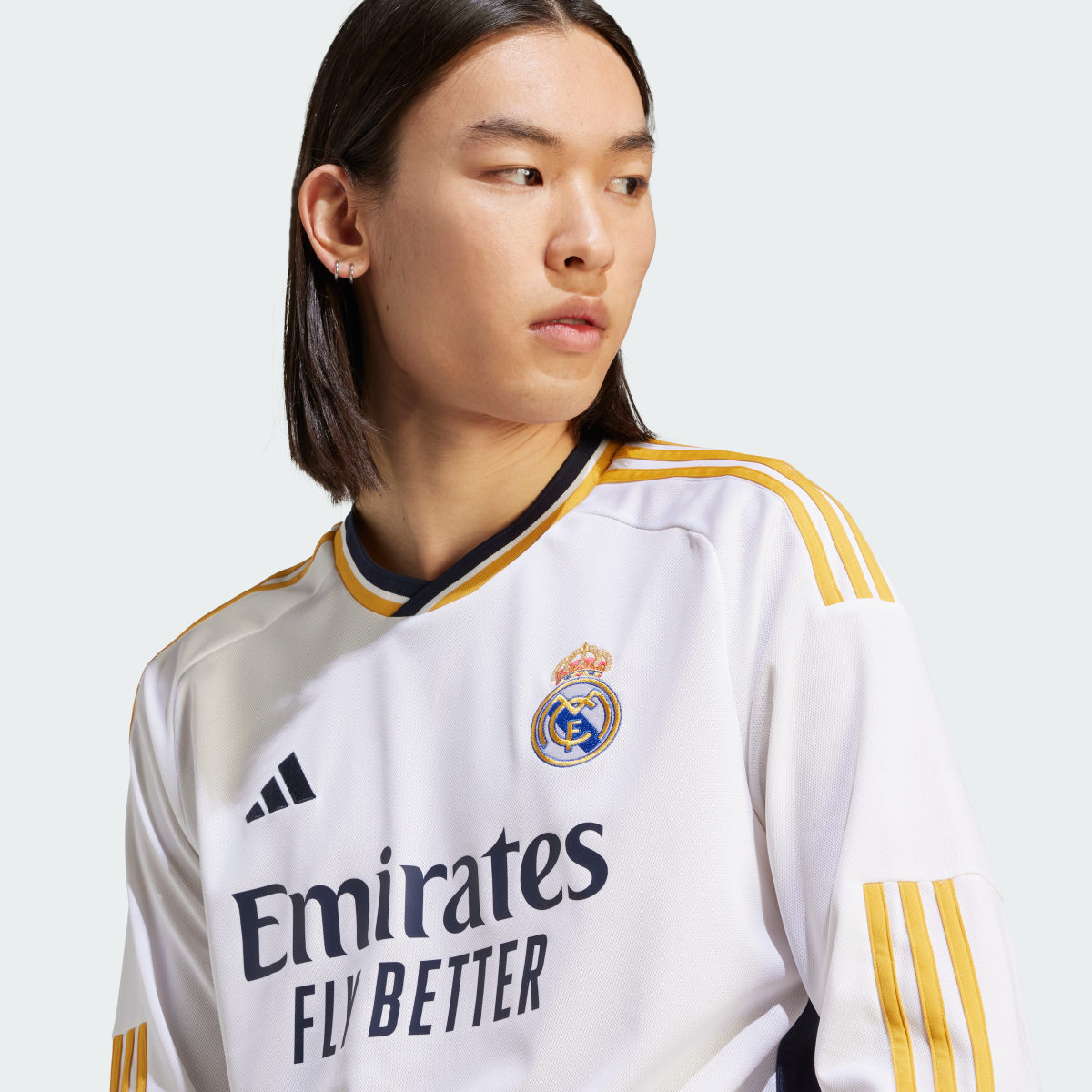 Adidas Camisola Principal de Manga Comprida 23/24 do Real Madrid. 7