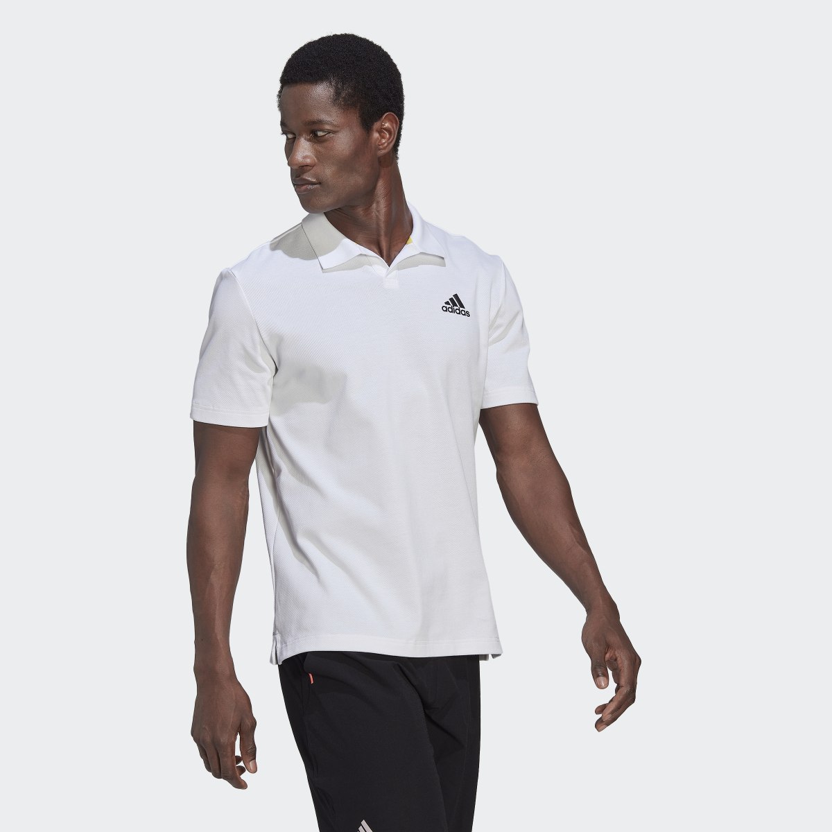 Adidas Clubhouse 3-Bar Tennis Polo Shirt. 4