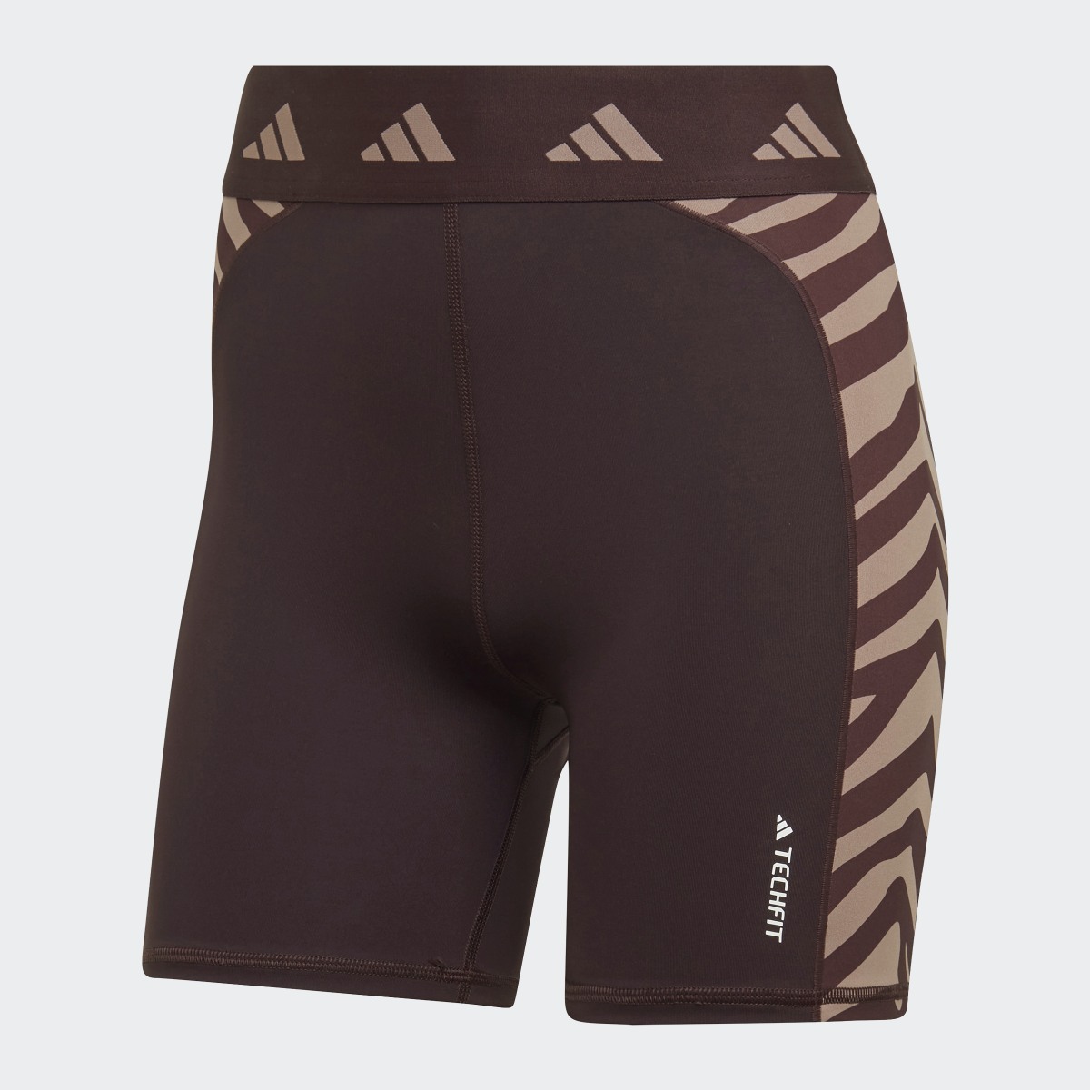 Adidas Calções de Cintura Subida Techfit Hyperglam. 4