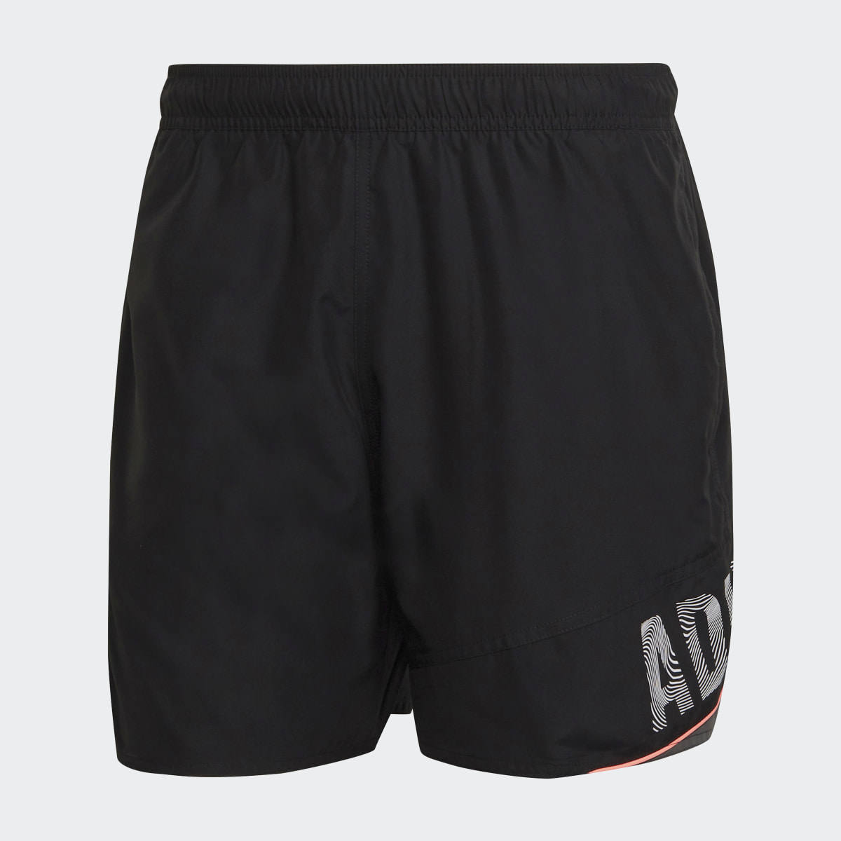 Adidas Wording Swim Shorts. 5