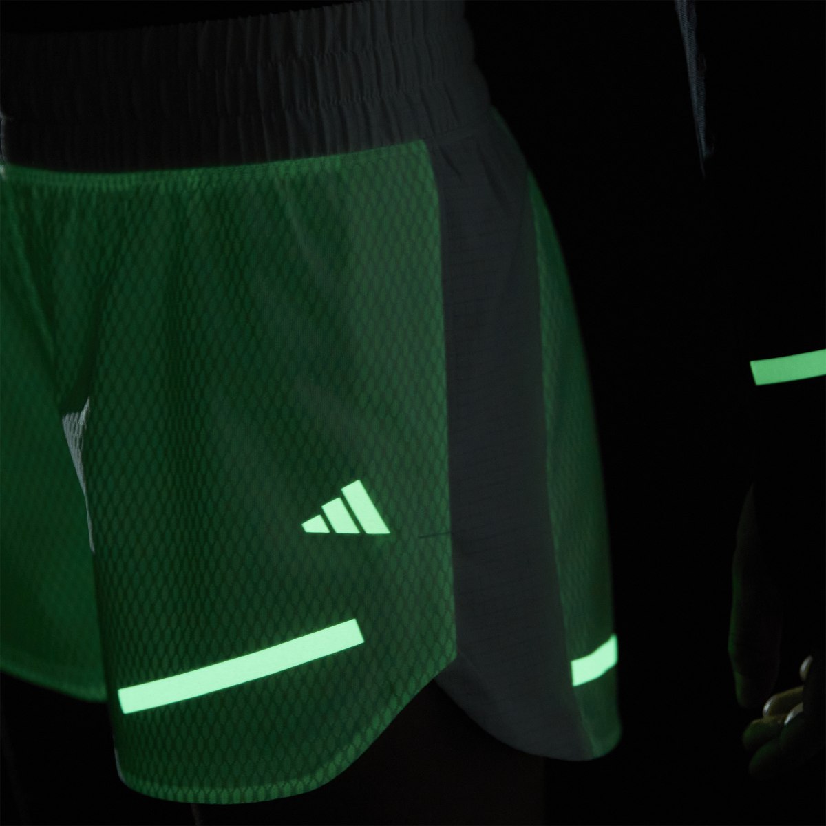 Adidas Reflect At Night X-City Running Shorts. 11