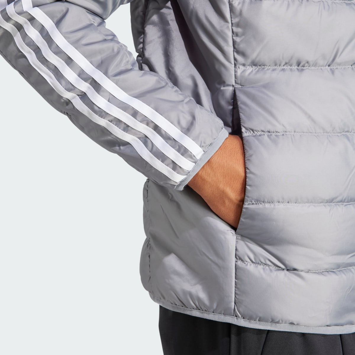 Adidas Essentials 3-Stripes Light Down Jacket. 6