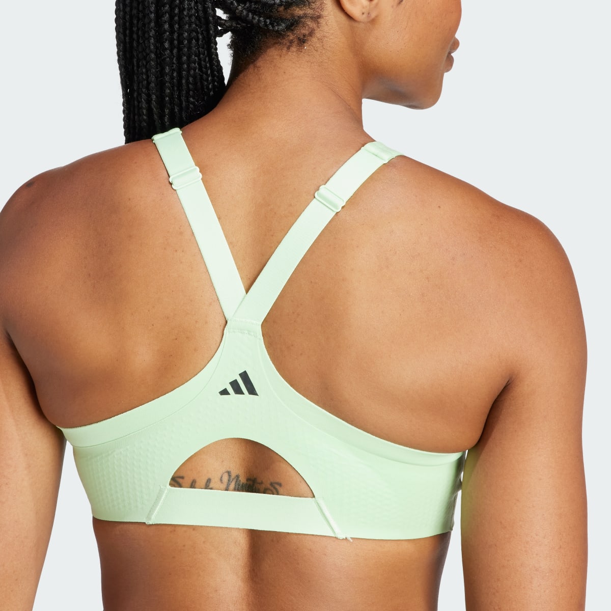 Adidas Brassière zippée maintien fort TLRD Impact Luxe. 10