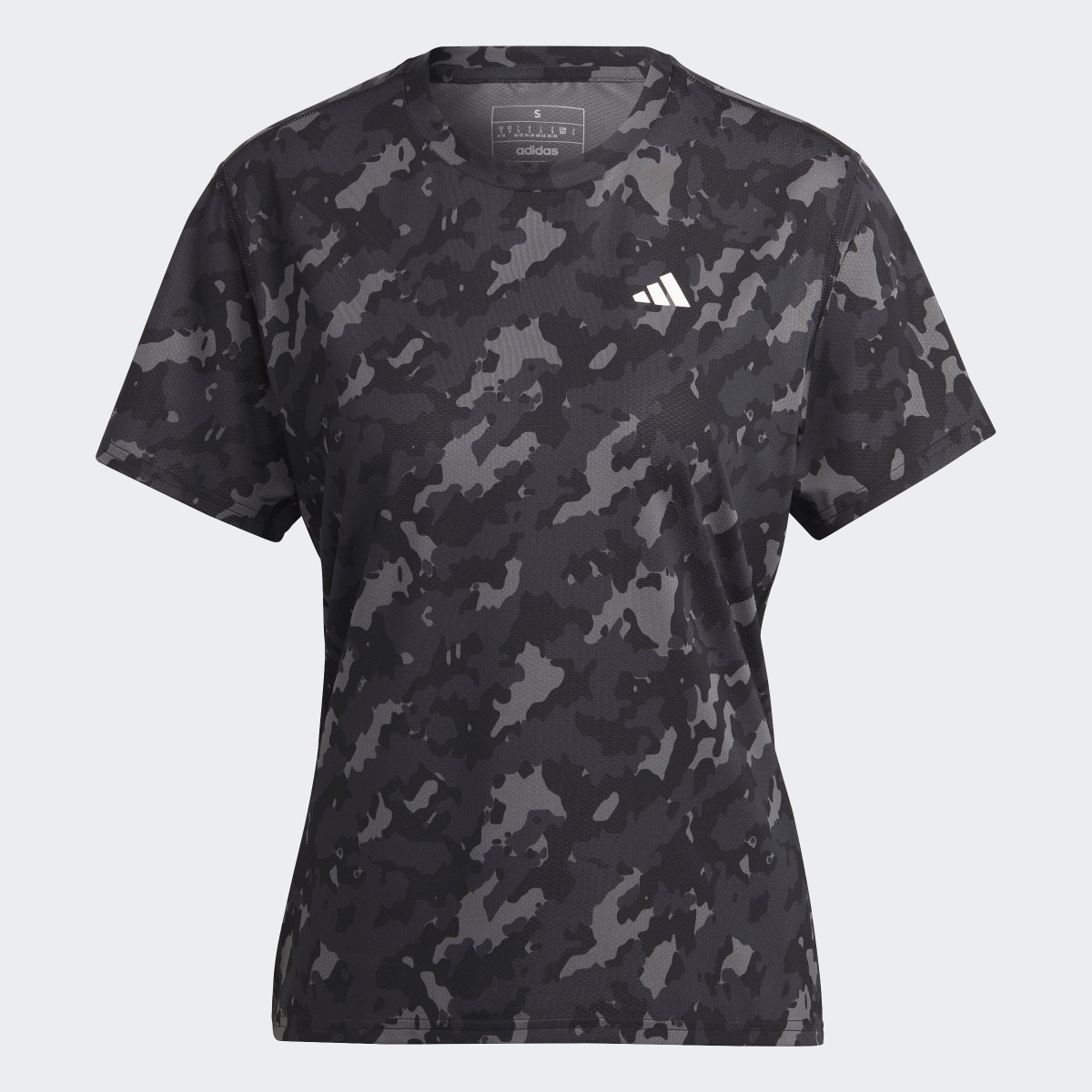 Adidas Own the Run Camo Running T-Shirt. 5