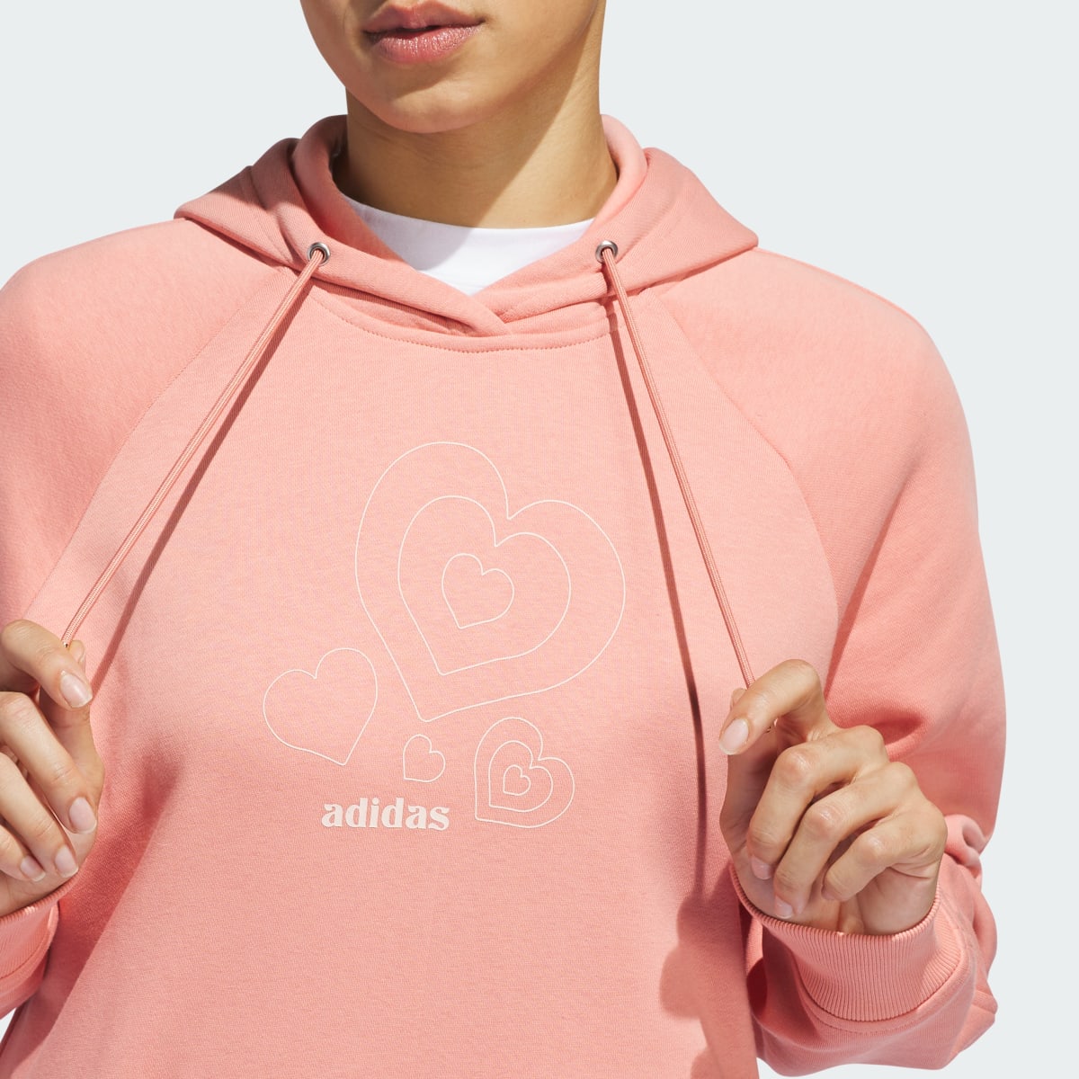 Adidas ALL SZN Valentine's Day Pullover Hoodie. 6