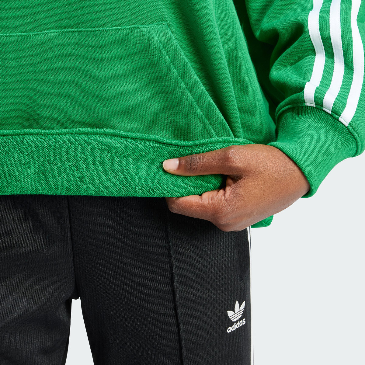 Adidas Sweat-shirt à capuche oversize Adicolor 3 bandes. 7