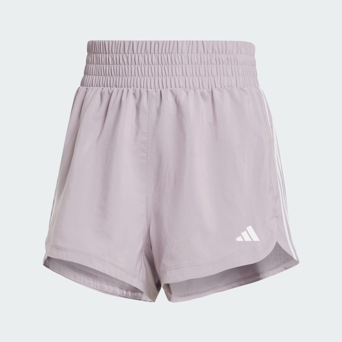 Adidas Pacer Training 3-Streifen Woven High-Rise Shorts. 5