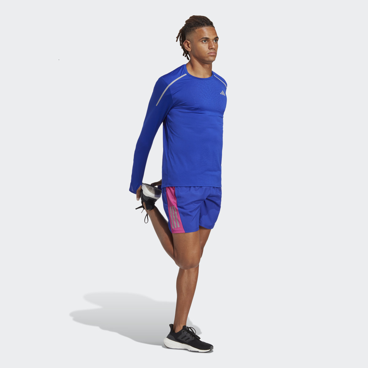 Adidas Fast Long Sleeve Engineered Running Tee. 4