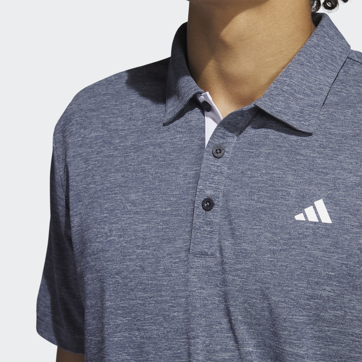 Adidas Drive Heather Golf Polo Shirt. 6