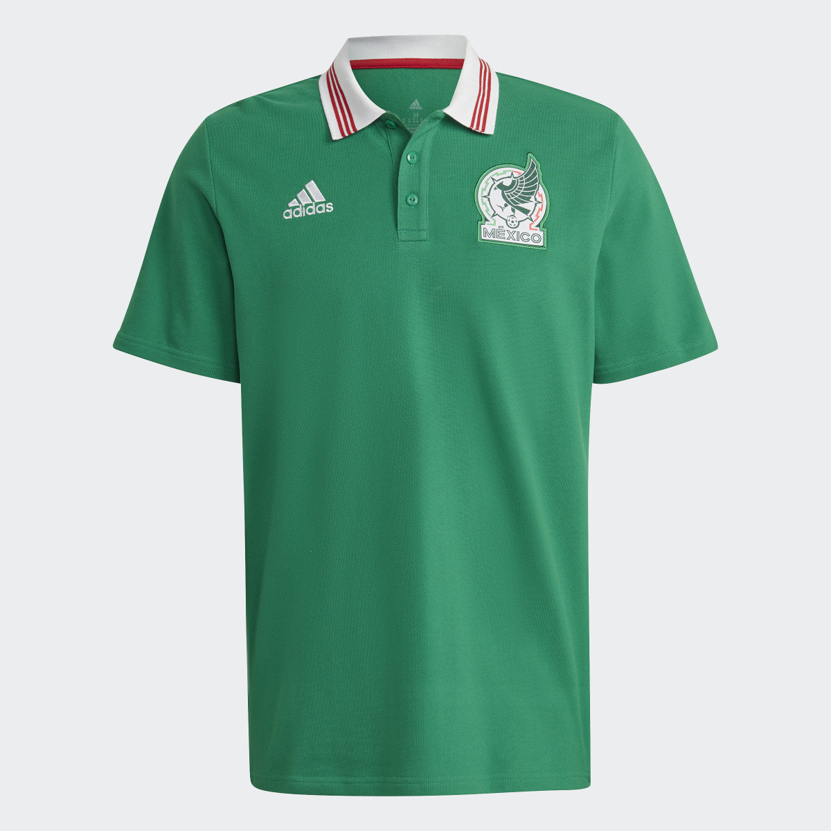 Adidas Playera Polo ADN Selección Nacional de México. 5