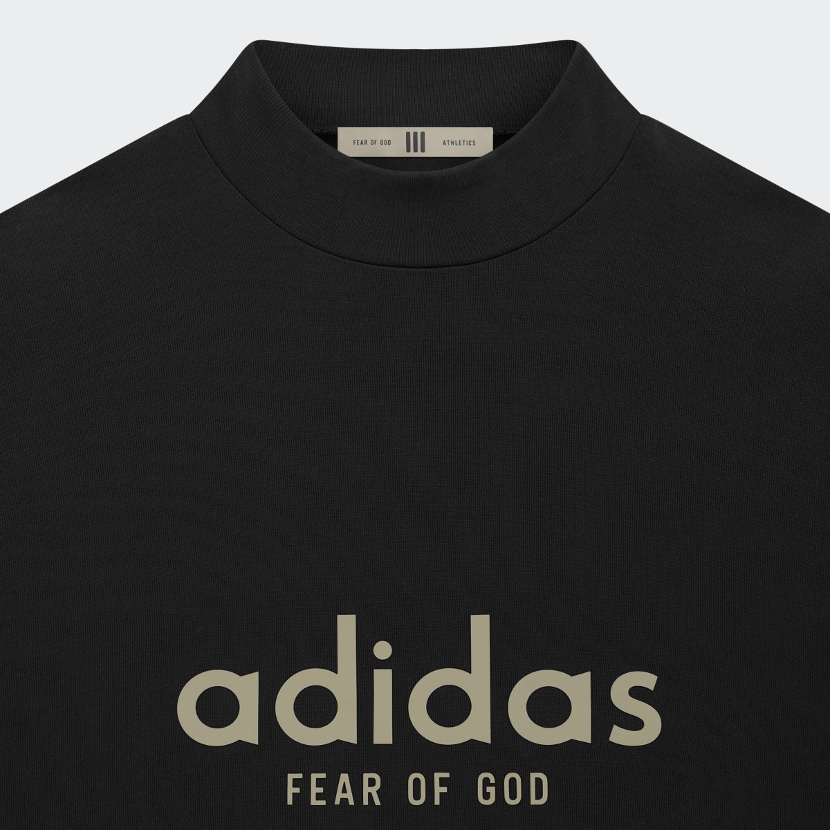 Adidas Camiseta Fear of God Athletics 3/4 Mock Heavy Jersey. 6