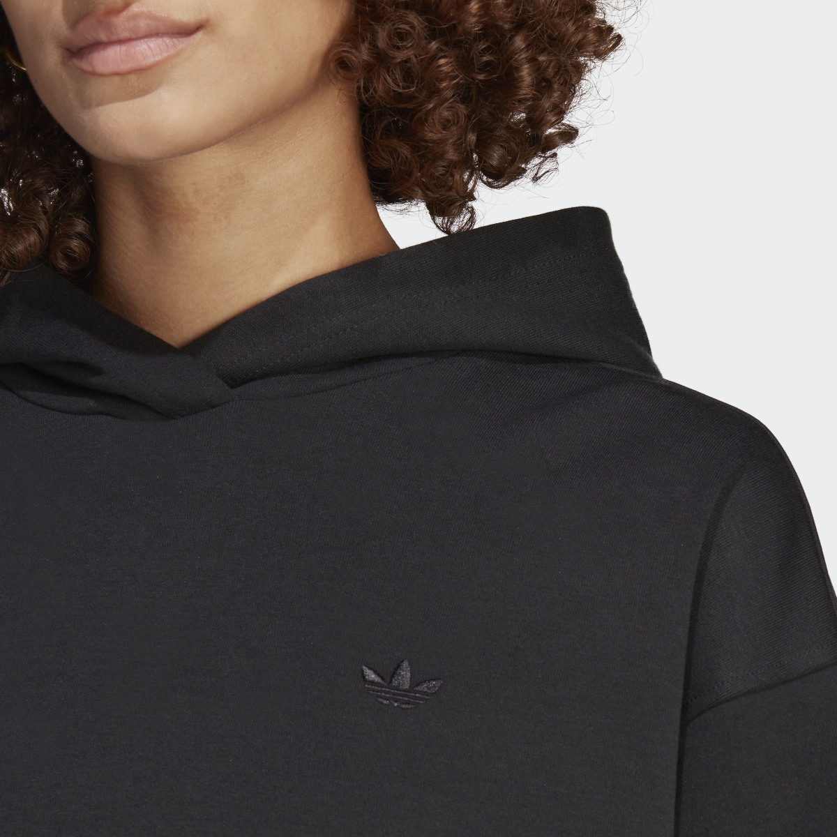 Adidas Premium Essentials Short Hoodie. 6