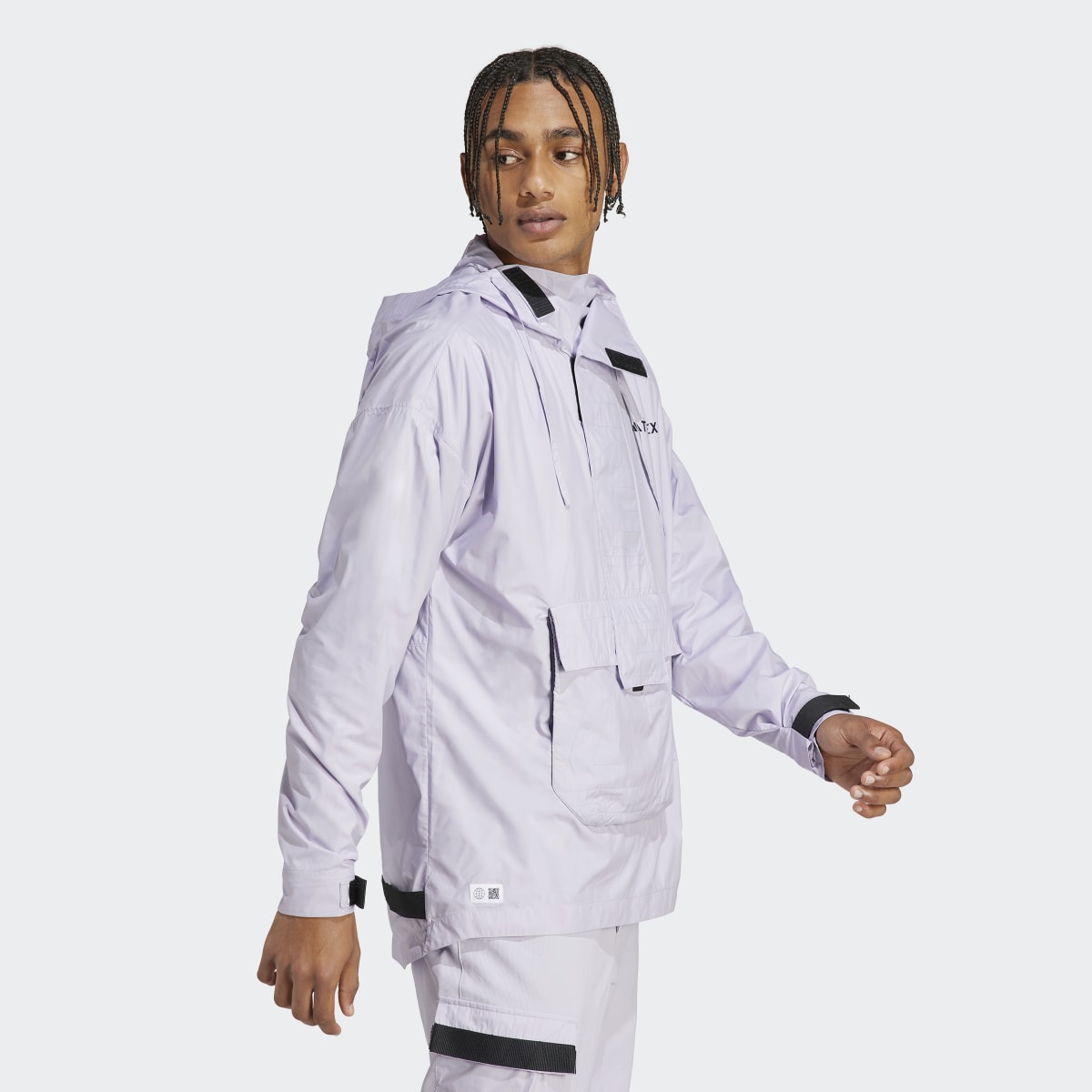Adidas TERREX Made to Be Remade Wind Anorak. 4