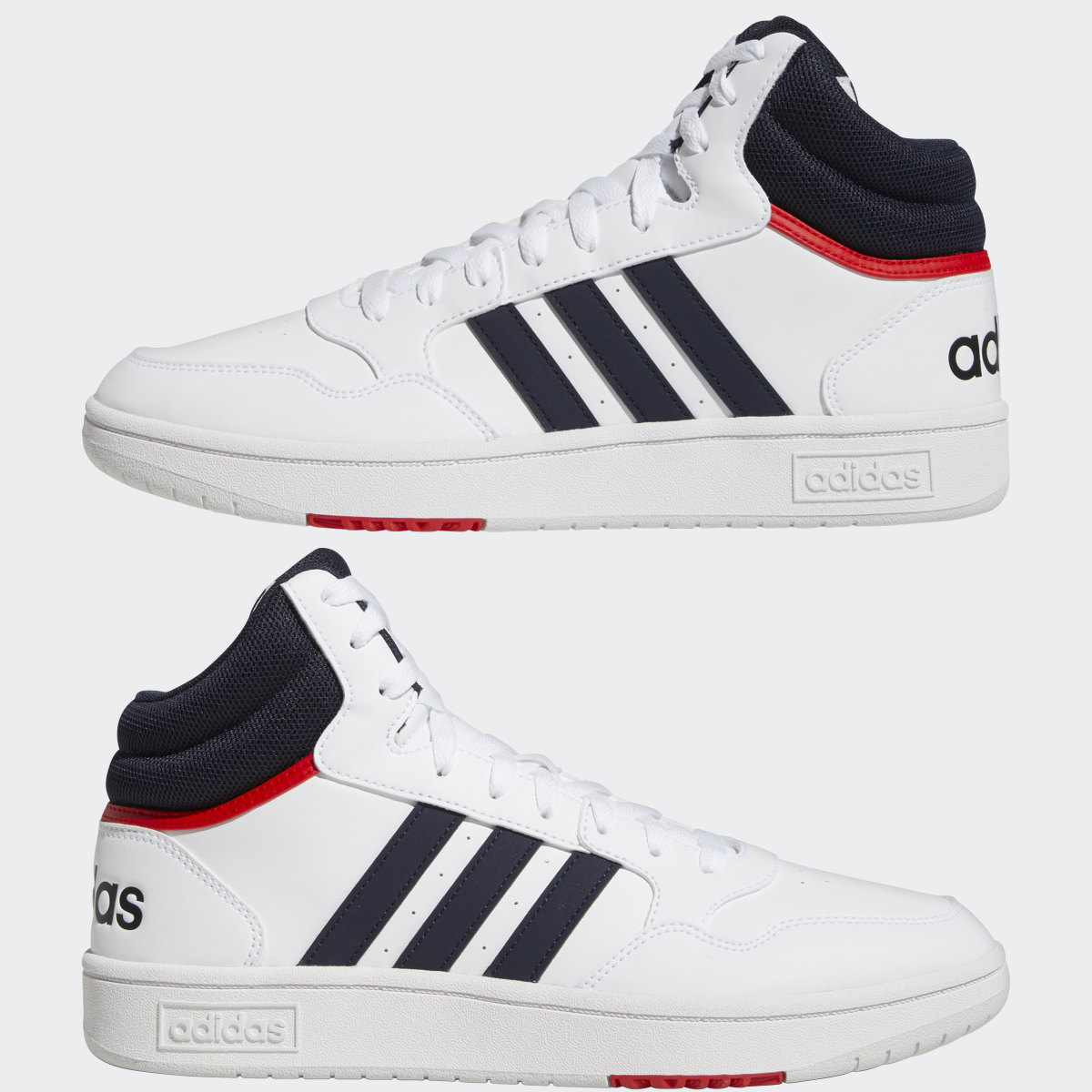 Adidas Hoops 3.0 Mid Classic Vintage Shoes. 8