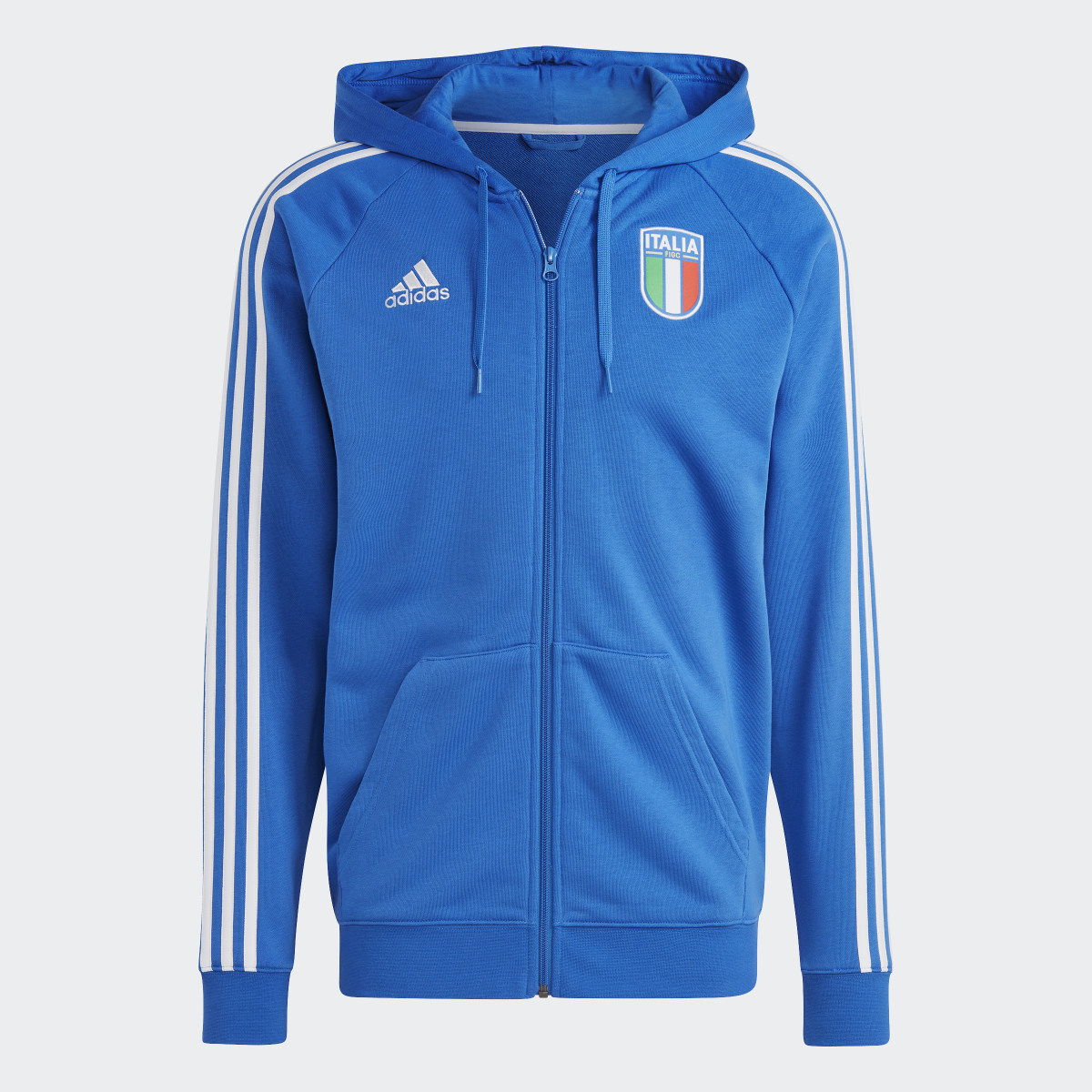 Adidas Italy Full-Zip Hoodie. 5