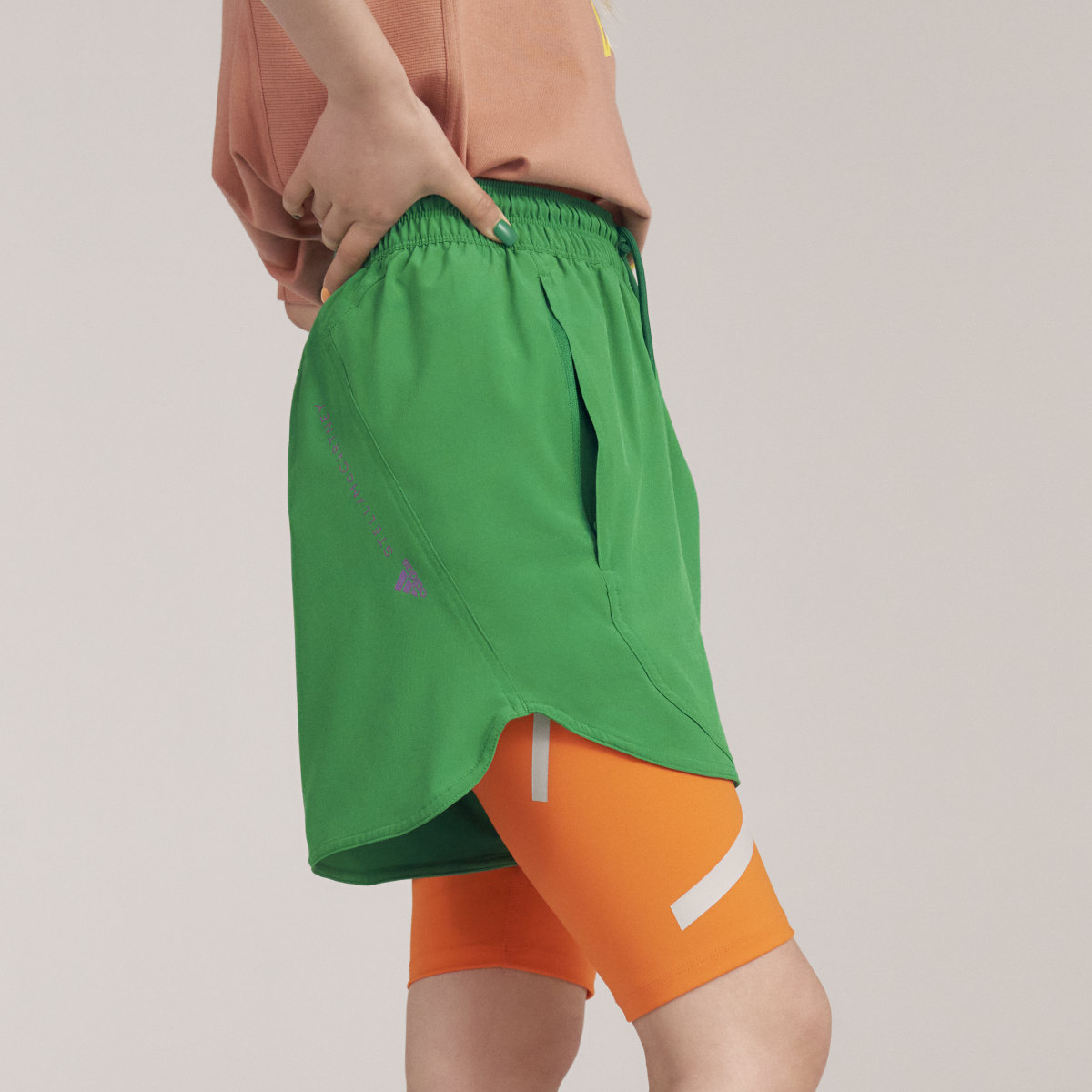 Adidas Short da allenamento adidas by Stella McCartney TruePurpose. 11