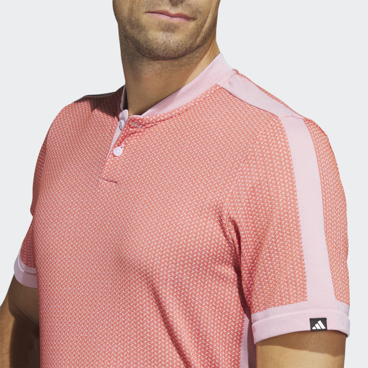 Adidas Ultimate365 Tour Textured PRIMEKNIT Golf Poloshirt. 6