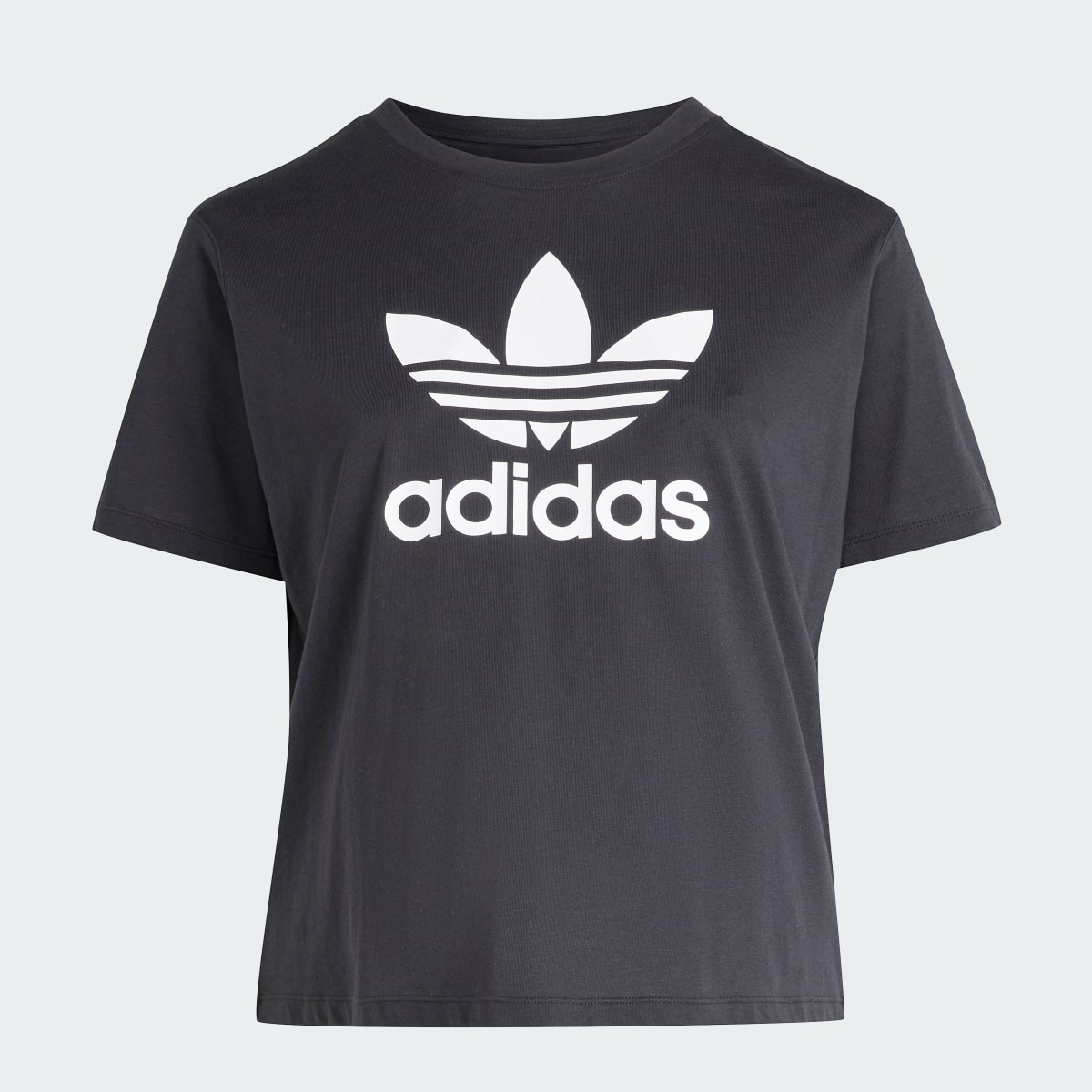 Adidas Adicolor Trefoil Boxy T-Shirt (Plus Size). 4