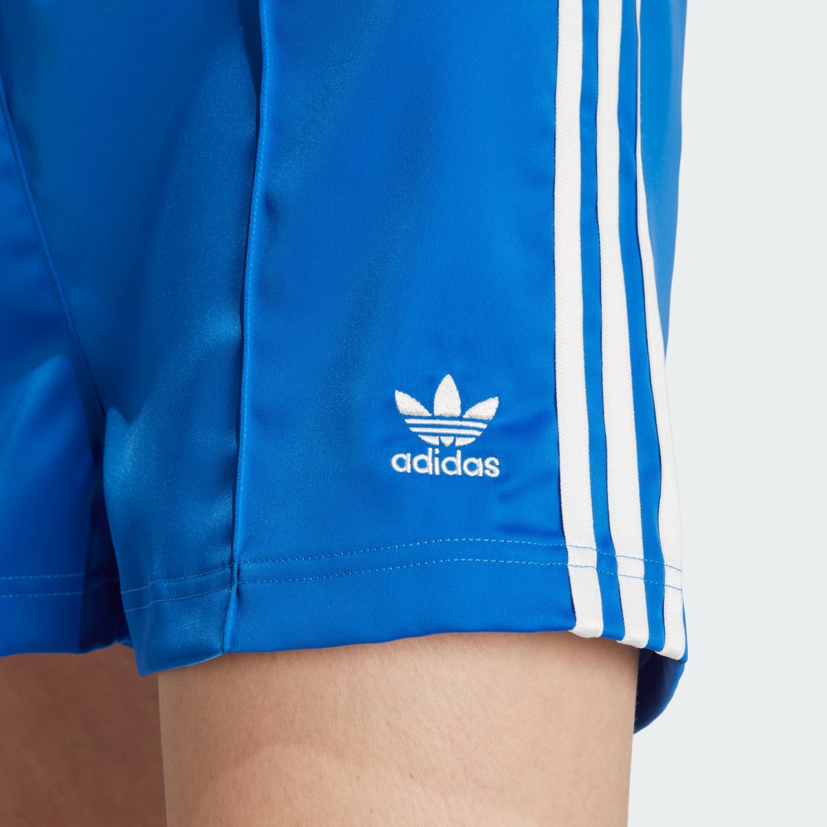 Adidas 3-Stripes Satin Shorts. 6