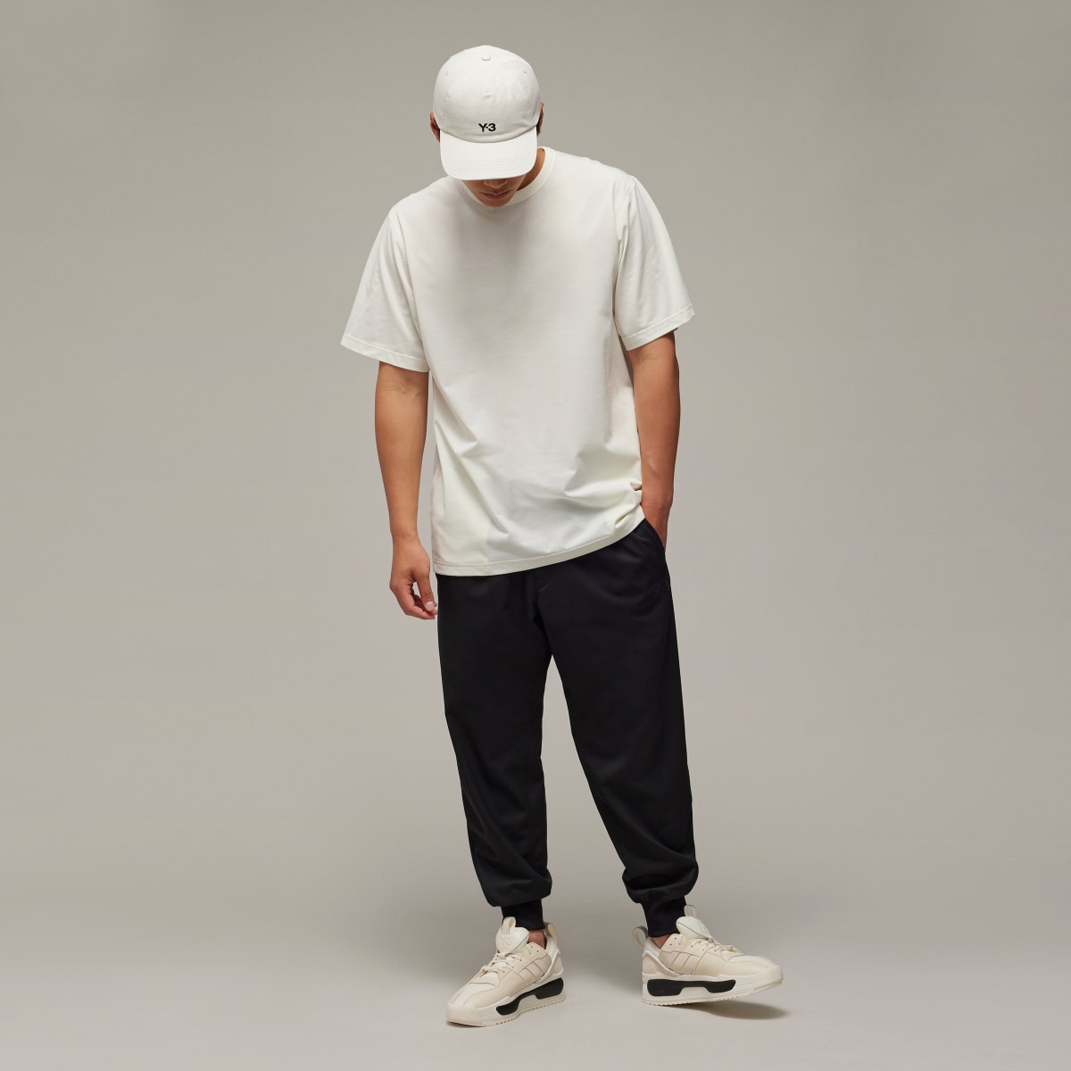 Adidas Y-3 Refined Woven Cuffed Tracksuit Bottoms. 4