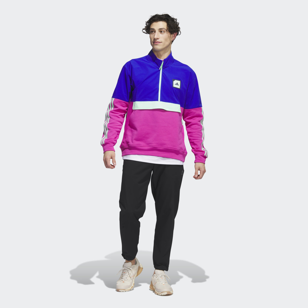 Adidas Adicross 1/2-Zip Golf Anorak. 10