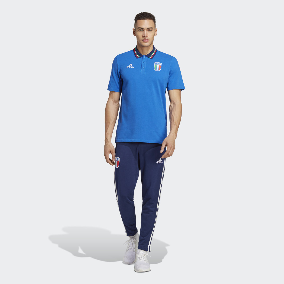 Adidas Playera Polo Italia. 6