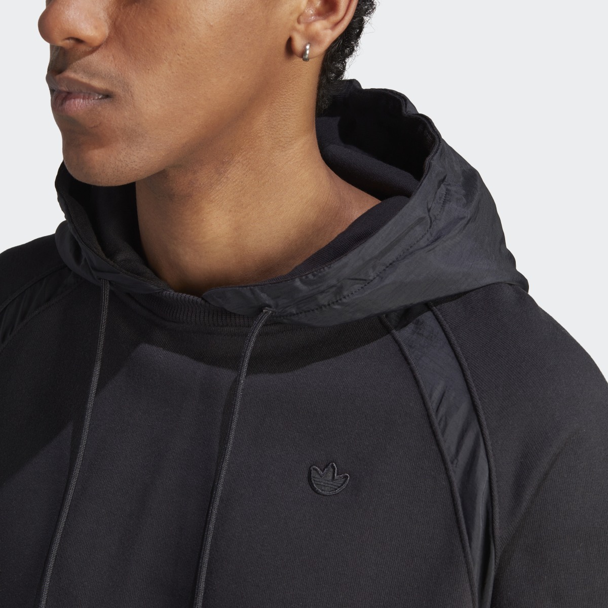 Adidas Premium Essentials Crinkle Nylon Hoodie. 7