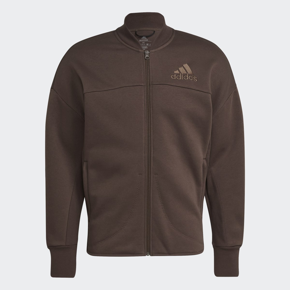 Adidas Casaco em Fleece Studio Lounge. 5