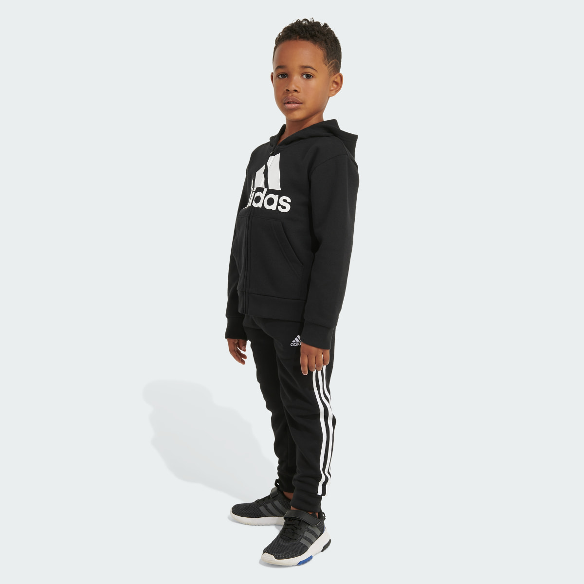 Adidas C HOODED FLEECE JACKET SET. 6