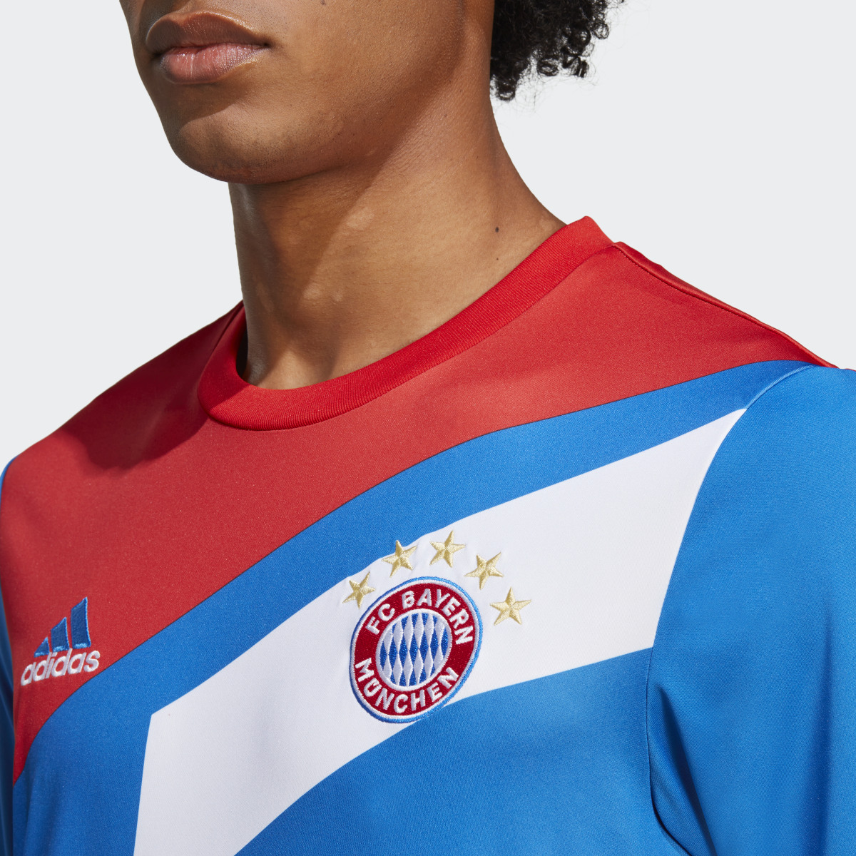 Adidas FC Bayern Pre-Match Jersey. 8