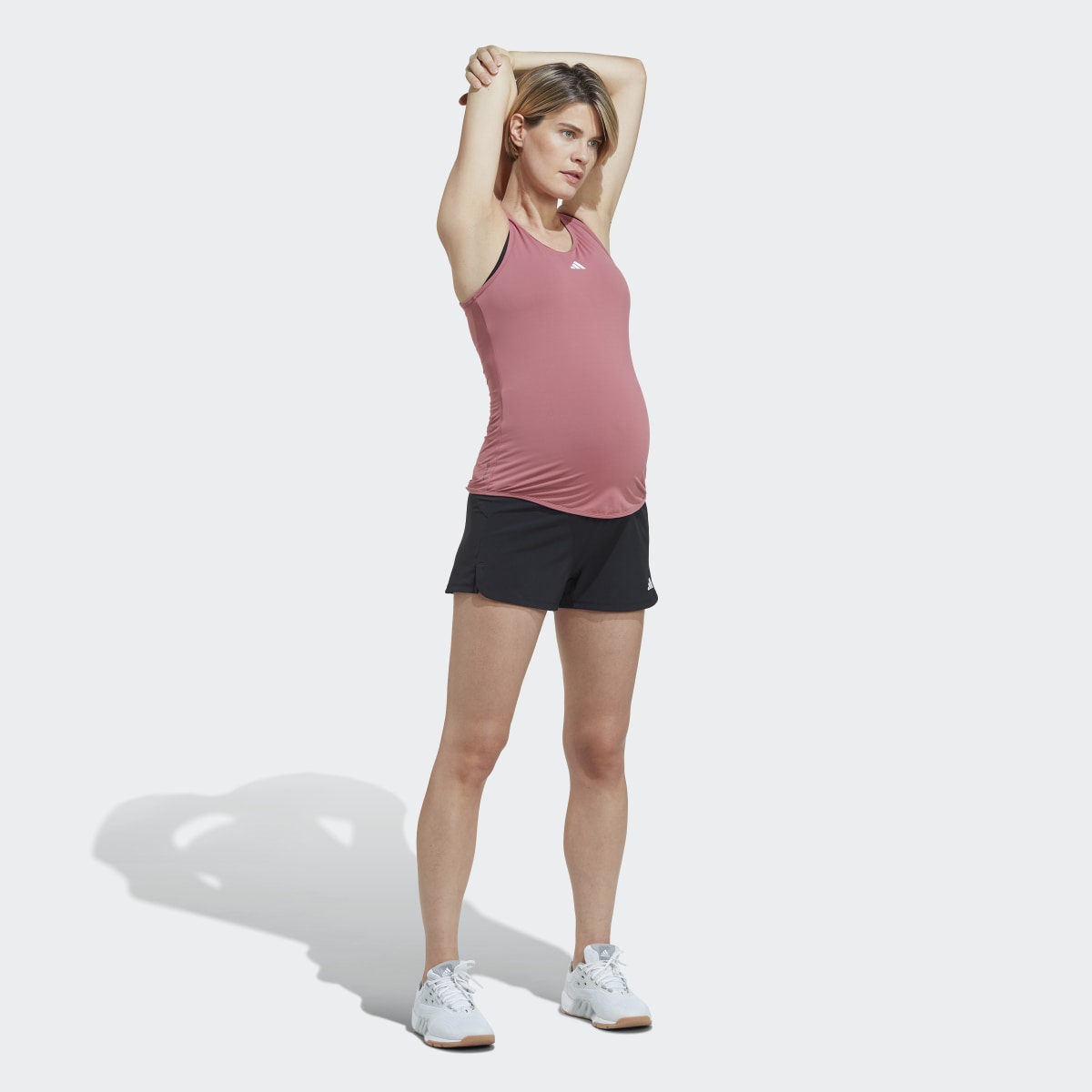 Adidas AEROREADY Train Essentials Slim-Fit Tank Top (Maternity). 4