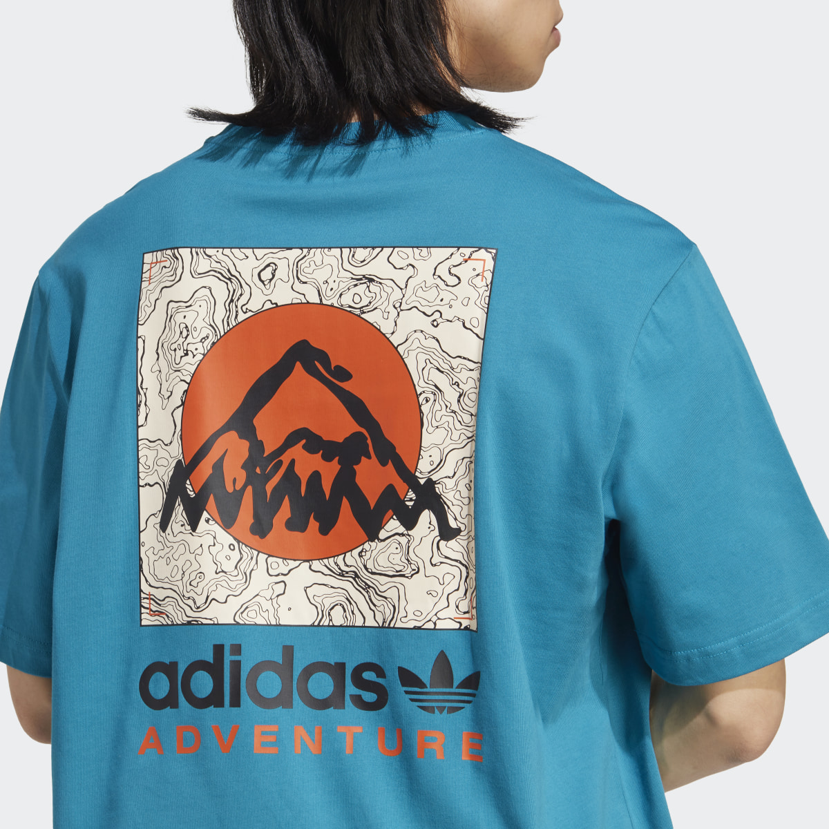 Adidas Adventure Mountain Back Tee. 6