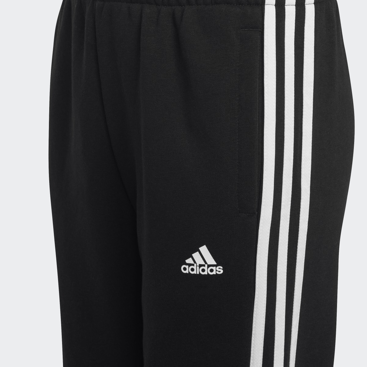 Adidas Essentials 3-Stripes Fleece Joggers. 5