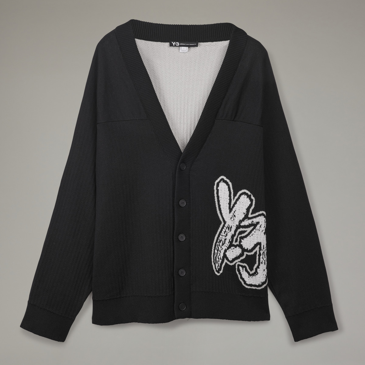 Adidas Cardigan en maille Y-3 Logo. 5