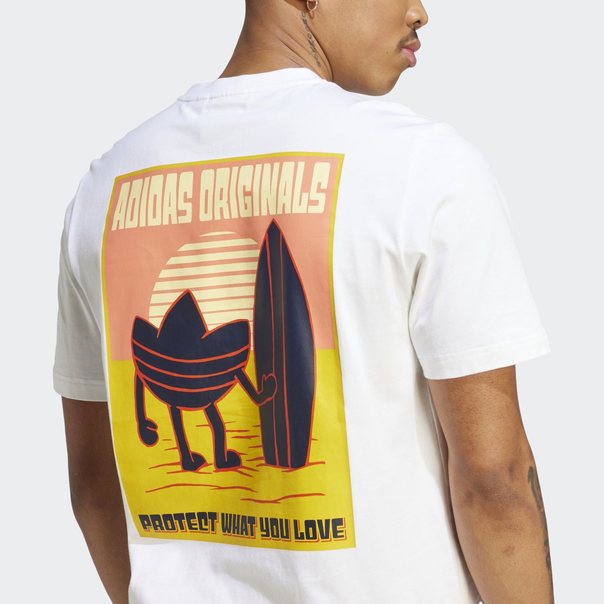 Adidas Playera Planet Estampado. 7