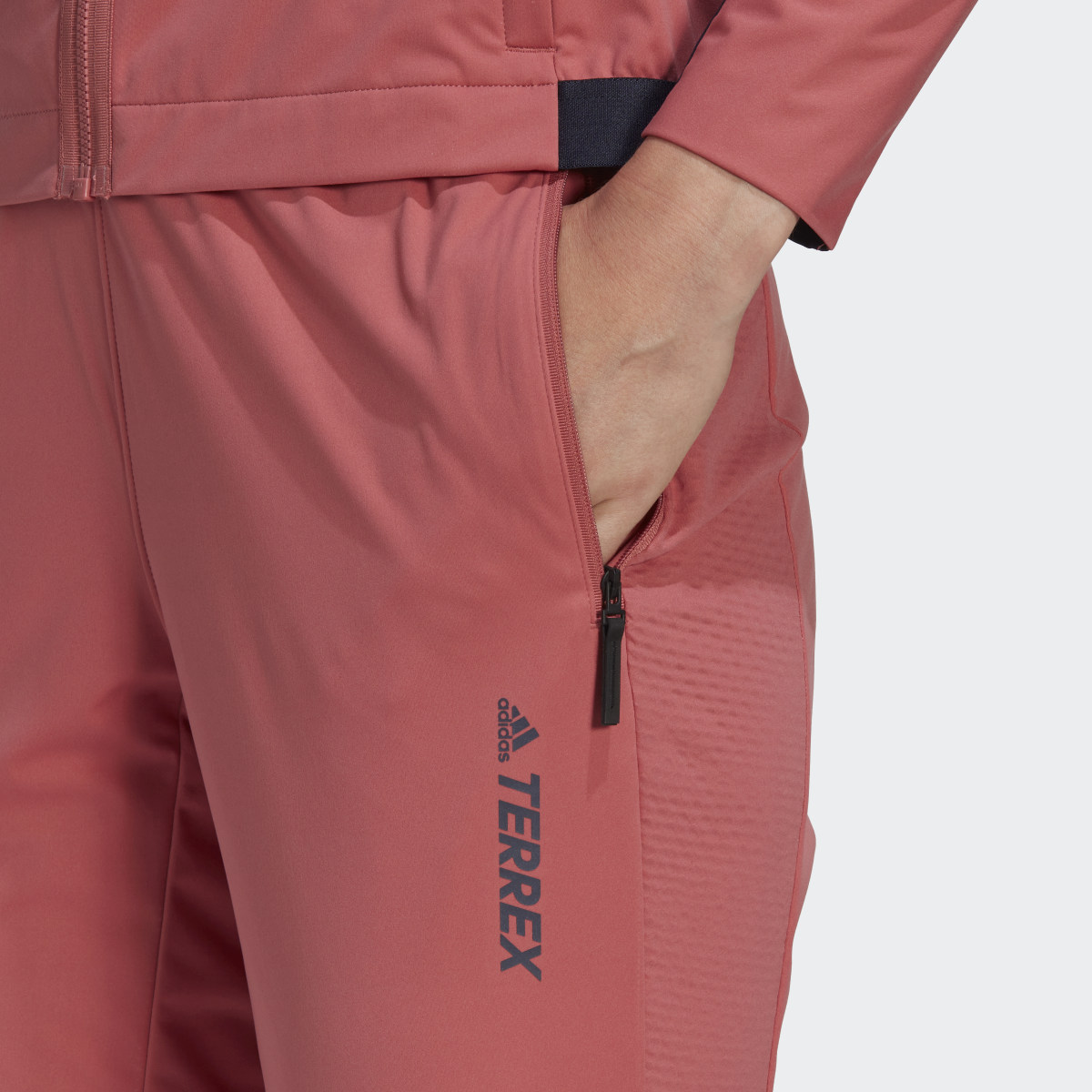 Adidas Terrex Xperior Cross-Country Ski Soft Shell Joggers. 8