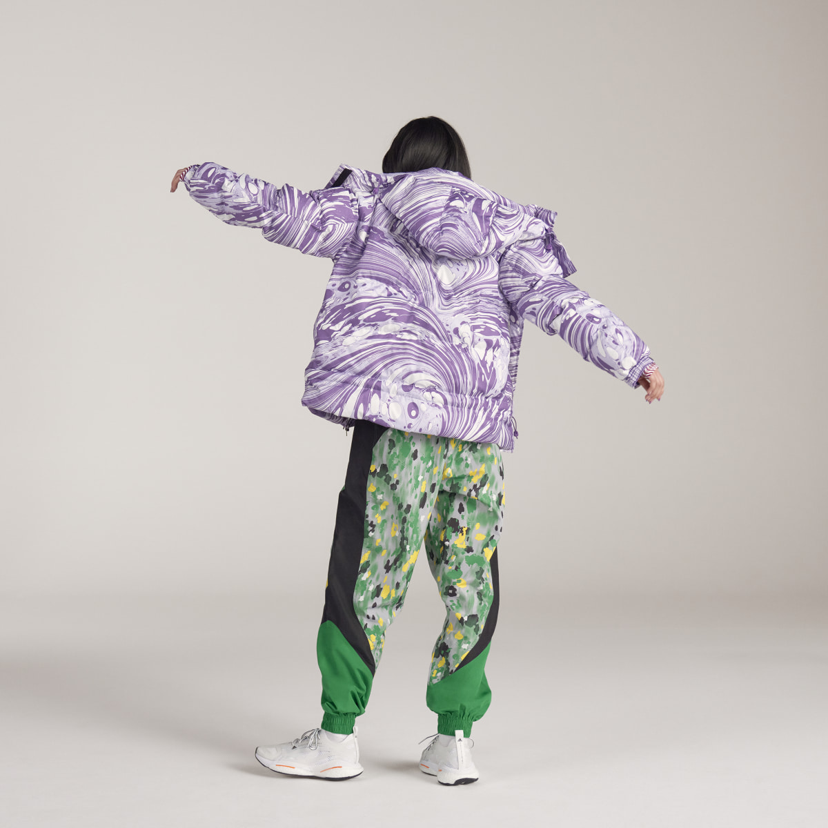 Adidas by Stella McCartney Padded Printed Winter Jacket. 5