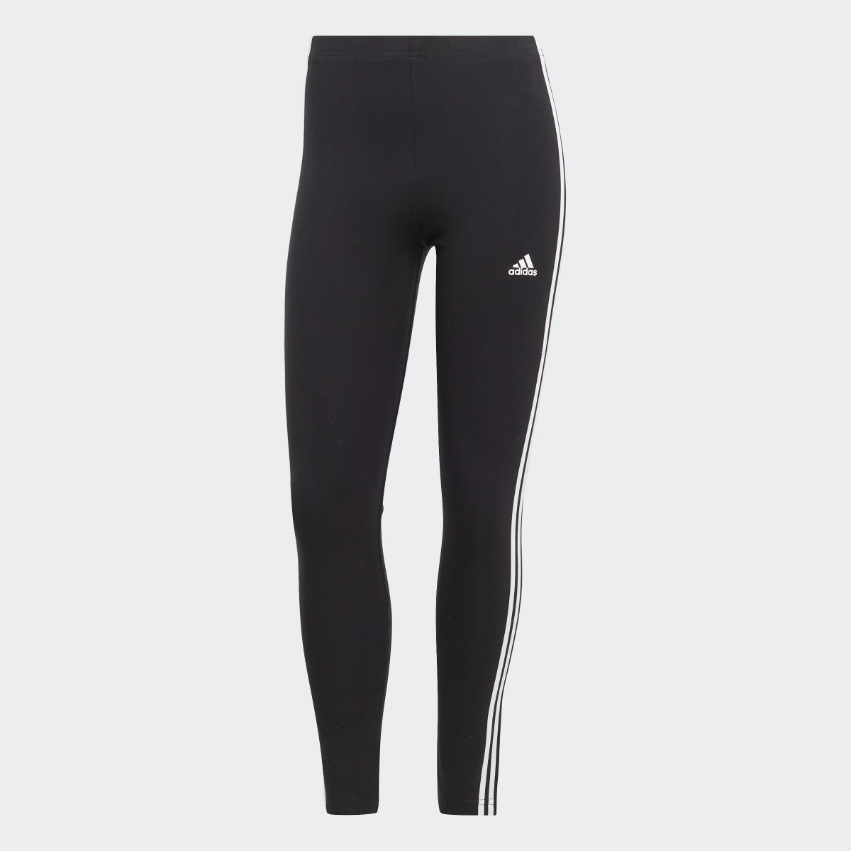 Adidas Essentials 3-Stripes High-Waisted Single Jersey Leggings. 4