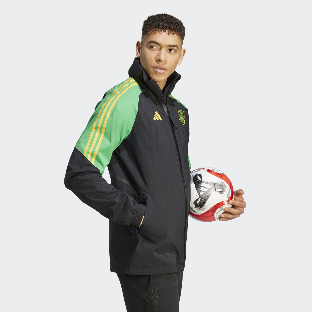 Adidas Jamaica Condivo 22 Rain Jacket. 4