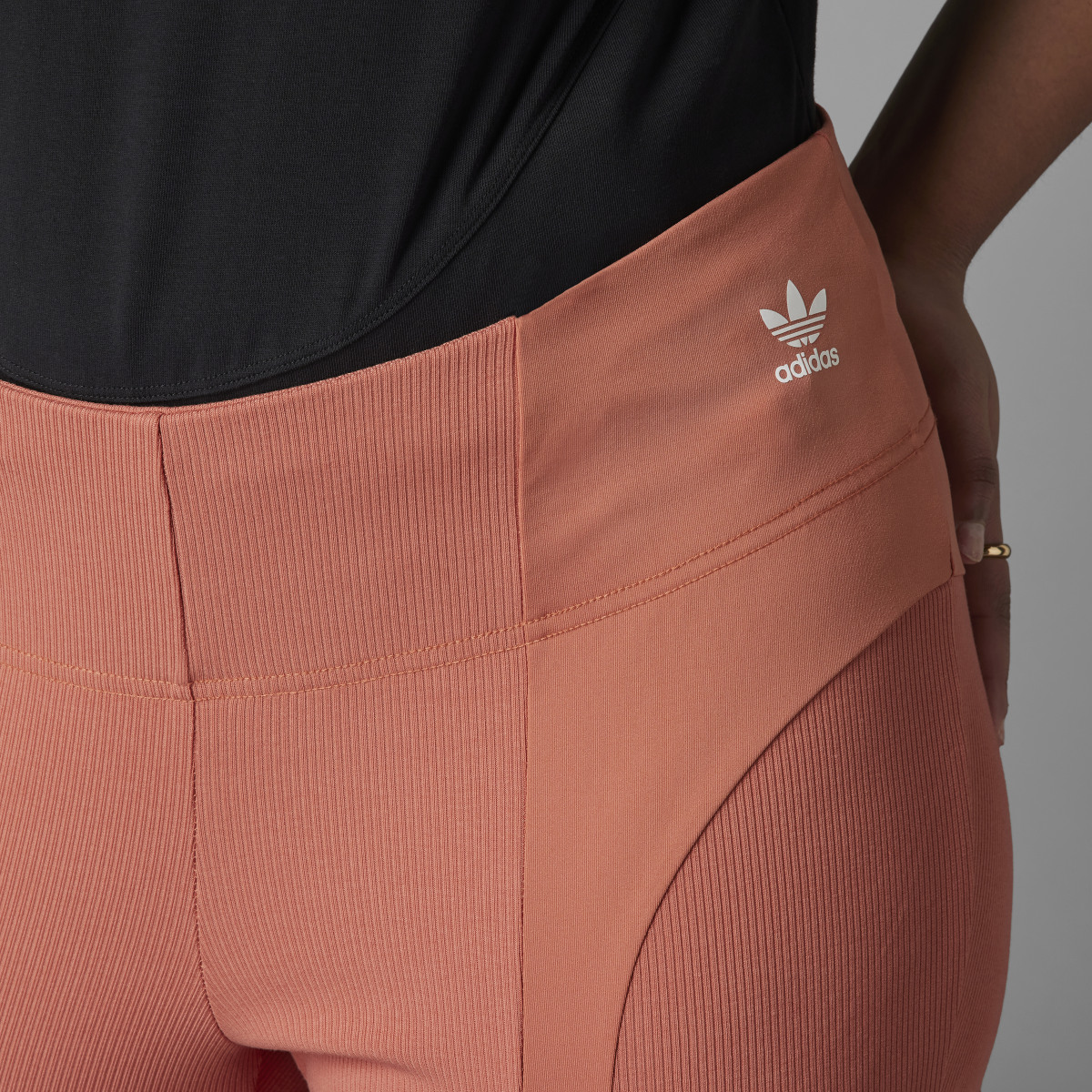 Adidas Leggings Always Original Rib Two-in-One (Curvy). 9